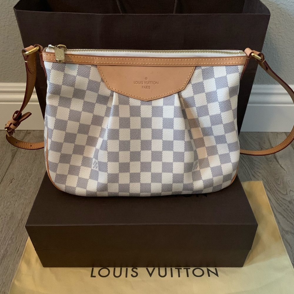LV Siracusa PM Damier Azur